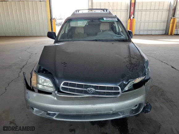 2001 Subaru Legacy Wagon Outback w/RB Equip with VIN 4S3BH665X16631229, listed as a Copart auction lot 89329655 with 177,500 mi miles and Salvage Title. Bid and sale history available at carsss.com. Image 5.