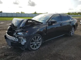 2015 Lexus GS 350 with VIN JTHCE1BL0FA008659, listed as a Copart auction lot 65385394 with 79,399 mi miles and Salvage Title. Bid and sale history available at carsss.com. Image 1.