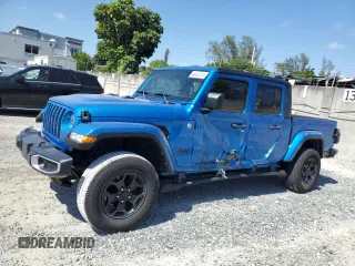 2021 Jeep Gladiator Sport z VIN 1C6HJTAG5ML612400, wystawiony jako Copart lot #55035735 z przebiegiem 47 785 mil mil oraz Szkoda całkowita • Salvage title. Historia ofert i sprzedaży dostępna na DreamBid. Obrazek 1.