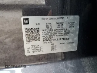 2018 Chevrolet Suburban LT with VIN 1GNSCHKC9JR243476, listed as a Copart auction lot 51222775 with 141,633 mi miles and Clean Title. Bid and sale history available at carsss.com. Image 13.
