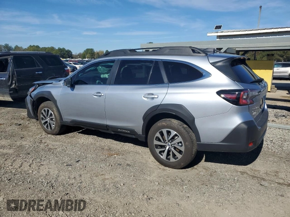 2025 Subaru Outback Premium with VIN 4S4BTACC8S3109637, listed as a Copart auction lot 80376424 with 8,381 mi miles and Salvage Title. Bid and sale history available at carsss.com. Image 2.