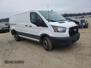 2023 Ford Transit Cargo with VIN 1FTYE1Y88PKB74921, listed as a Copart auction lot 44746485 with 52,376 mi miles and Salvage Title. Bid and sale history available at carsss.com. Image 4.