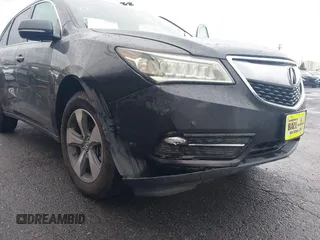 2016 Acura MDX with VIN 5FRYD3H23GB007677, listed as a IAAI auction lot 41586346 with 104,586 mi miles. Bid and sale history available at carsss.com. Image 6.