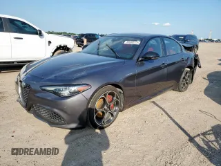 2022 Alfa Romeo Giulia Ti with VIN ZARFAMBN2N7665722, listed as a Copart auction lot 59380215 with Not provided miles and Salvage title. Bid and sale history available at DreamBid. Image 1.