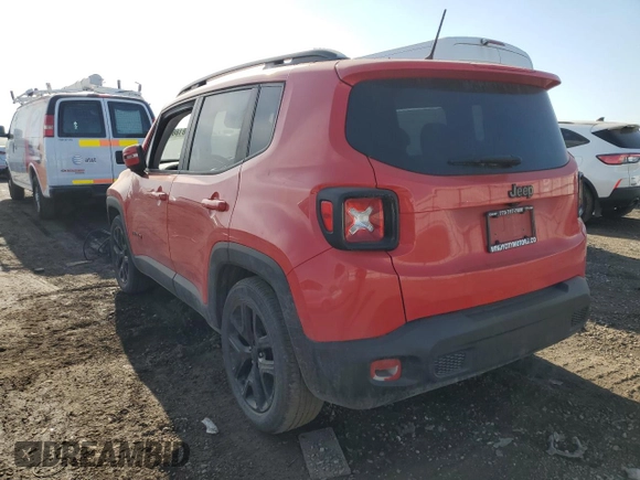 2017 Jeep Renegade Latitude with VIN ZACCJABB9HPF21559, listed as a Copart auction lot 48186465 with 115,739 mi miles and Salvage Title. Bid and sale history available at carsss.com. Image 2.
