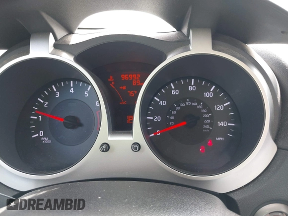 2013 Nissan Juke NISMO with VIN JN8AF5MV0DT216090, listed as a IAAI auction lot 40550452 with 96,992 mi miles. Bid and sale history available at carsss.com. Image 7.