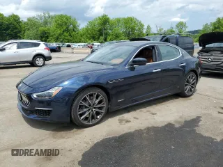 2020 Maserati Ghibli S Q4 GranLusso с VIN ZAM57YTL0L1351815, выставлен на аукционе Copart как лот 58732865 с пробегом 12 233 миль миль и Списание • Salvage title. История ставок и продаж доступна на DreamBid. Изображение 1.