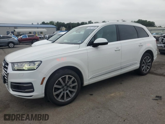 2019 Audi Q7 Premium Plus with VIN WA1LHAF79KD017451, listed as a Copart auction lot 61527125 with 129,180 mi miles and Salvage title. Bid and sale history available at DreamBid. Image 1.