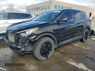 2017 Hyundai Santa Fe 2.4L with VIN 5NMZTDLB9HH027034, listed as a Copart auction lot 47347205 with 98,242 mi miles and Salvage title. Bid and sale history available at DreamBid. Image 1.