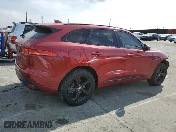 2019 Jaguar F-Pace 25t R-Sport with VIN SADCL2FX2KA606177, listed as a Copart auction lot 43308784 with 87,428 mi miles and . Bid and sale history available at DreamBid. Image 3.