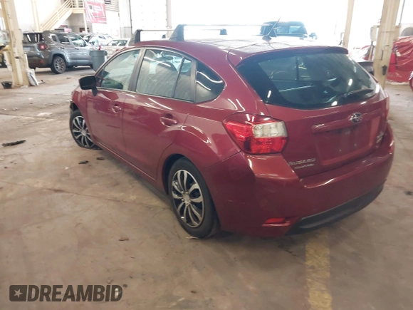 2015 Subaru Impreza Premium with VIN JF1GPAC64F8323886, listed as a IAAI auction lot 41939796 with 161,491 mi miles and . Bid and sale history available at DreamBid. Image 3.