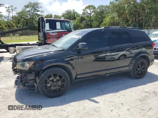 2017 Dodge Journey SXT with VIN 3C4PDCBB3HT569930, listed as a Copart auction lot 61081935 with 110,109 mi miles and Salvage title. Bid and sale history available at DreamBid. Image 1.