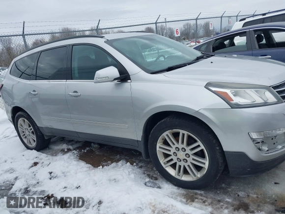 2015 Chevrolet Traverse LT with VIN 1GNKVGKD7FJ304682, listed as a IAAI auction lot 41697973 with 185,891 mi miles and . Bid and sale history available at DreamBid. Image 13.