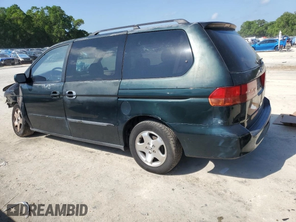 2000 Honda Odyssey EX with VIN 2HKRL1860YH599624, listed as a Copart auction lot 51588625 with Not Provided miles and Salvage Title. Bid and sale history available at DreamBid. Image 2.