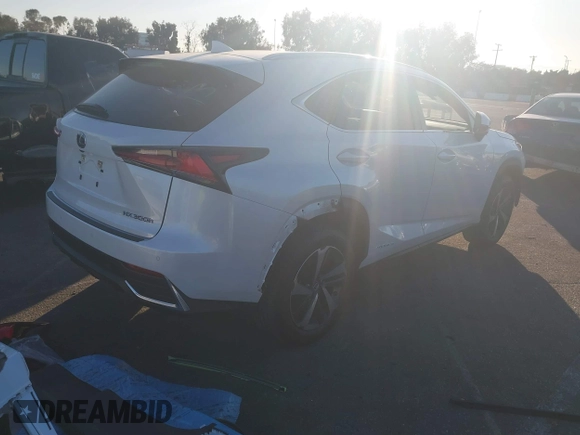 2021 Lexus NX 300h with VIN JTJGJRDZ1M5014052, listed as a IAAI auction lot 40868000 with 24,796 mi miles and . Bid and sale history available at DreamBid. Image 4.