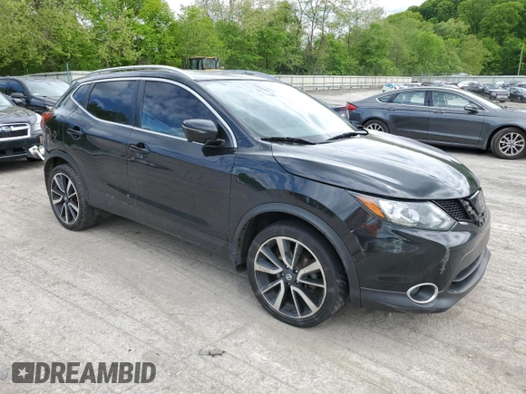 2017 Nissan Rogue SV with VIN JN1BJ1CR2HW110355, listed as a Copart auction lot 56955865 with 115,554 mi miles and Salvage title. Bid and sale history available at DreamBid. Image 4.