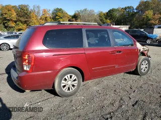 2012 Kia Sedona LX with VIN KNDMG4C77C6503605, listed as a Copart auction lot 77481894 with 103,026 mi miles and Salvage Title. Bid and sale history available at carsss.com. Image 3.