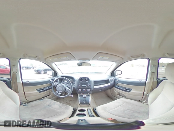 2014 Jeep Compass Sport with VIN 1C4NJDBB9ED670610, listed as a Copart auction lot 52691825 with 150,525 mi miles and Salvage Title. Bid and sale history available at carsss.com. Image 14.