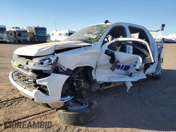 2024 Chevrolet Silverado 1500 LT with VIN 1GCPACED2RZ170782, listed as a Copart auction lot 87597725 with Not Provided miles and Salvage Title. Bid and sale history available at DreamBid. Image 1.