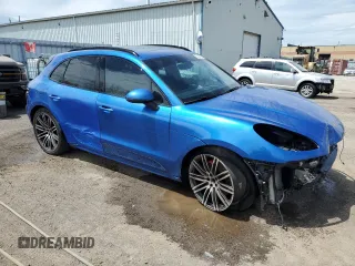 2017 Porsche Macan Turbo with VIN WP1AF2A59HLB60007, listed as a Copart auction lot 58046935 with 183,683 mi miles and Salvage title. Bid and sale history available at DreamBid. Image 4.