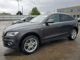 2015 Audi Q5 Premium Plus with VIN WA1DGAFP4FA019249, listed as a Copart auction lot 55855715 with 102,122 mi miles and Salvage title. Bid and sale history available at DreamBid. Image 1.