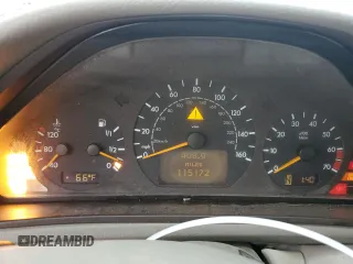 2002 Mercedes-Benz CLK 320/430 with VIN WDBLK65G02T110501, listed as a Copart auction lot 78306224 with 115,172 mi miles and Salvage Title. Bid and sale history available at DreamBid. Image 9.
