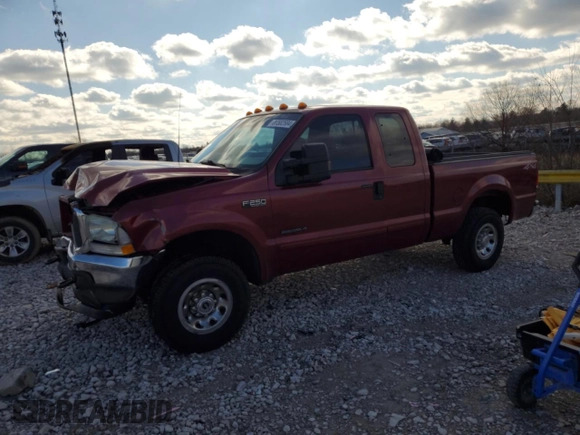 2003 Ford Super Duty F-250 XL with VIN 1FTNX21F23EA76665, listed as a Copart auction lot 86582584 with 184,207 mi miles and Salvage Title. Bid and sale history available at carsss.com. Image 1.