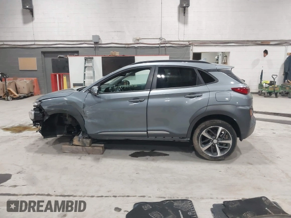 2020 Hyundai Kona Limited with VIN KM8K3CA57LU405342, listed as a IAAI auction lot 41791082 with 58,043 mi miles. Bid and sale history available at carsss.com. Image 15.