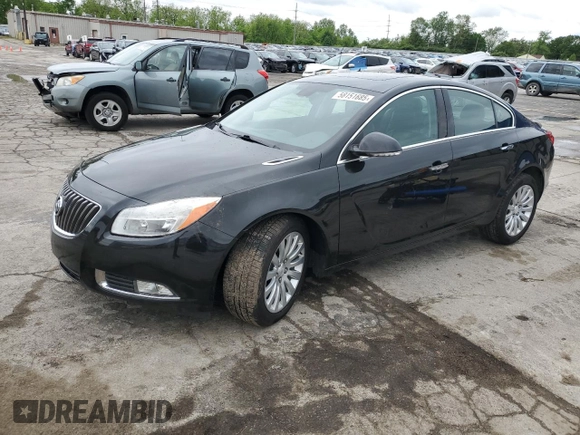 2013 Buick Regal Turbo Premium 1 with VIN 2G4GS5EVXD9193808, listed as a Copart auction lot 58151685 with 102,949 mi miles and Salvage title. Bid and sale history available at DreamBid. Image 1.