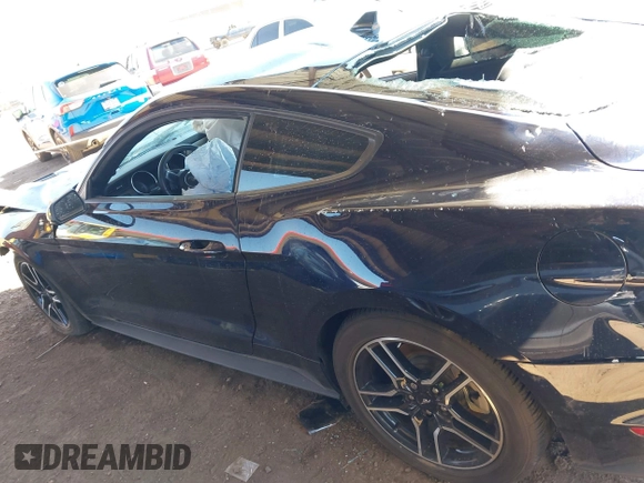 2021 Ford Mustang EcoBoost with VIN 1FA6P8TH2M5104154, listed as a IAAI auction lot 41869810 with 15,561 mi miles and . Bid and sale history available at DreamBid. Image 13.