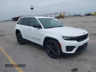 2024 Jeep Grand Cherokee Altitude с VIN 1C4RJHAG1RC707103, выставлен на аукционе IAAI как лот 41964830 с пробегом 27 302 миль миль и . История ставок и продаж доступна на DreamBid. Изображение 1.