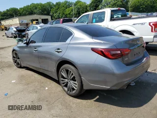 2020 Infiniti Q50 Pure с VIN JN1EV7AR6LM253692, выставлен на аукционе Copart как лот 59206304 с пробегом 55 990 миль миль и На запчасти • Non repairable. История ставок и продаж доступна на DreamBid. Изображение 2.