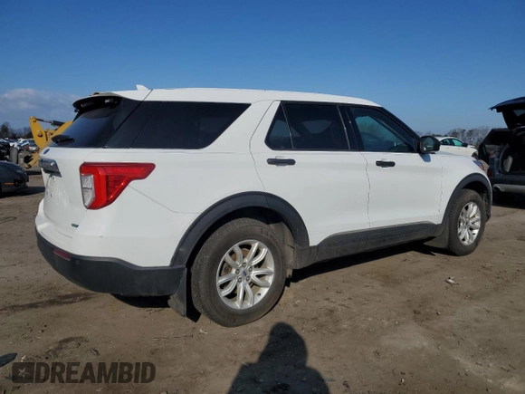 2020 Ford Explorer with VIN 1FMSK8BH9LGC66998, listed as a Copart auction lot 43738485 with 91,879 mi miles and Clean Title. Bid and sale history available at carsss.com. Image 3.