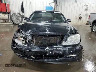 2005 Mercedes-Benz S-Class 4.3L with VIN WDBNG83J95A459421, listed as a Copart auction lot 77153264 with 168,360 mi miles and Salvage Title. Bid and sale history available at carsss.com. Image 5.