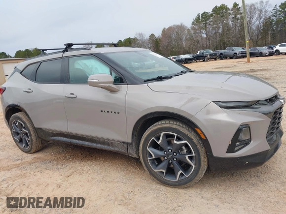 2021 Chevrolet Blazer RS with VIN 3GNKBERS4MS508899, listed as a IAAI auction lot 41728853 with 77,481 mi miles and . Bid and sale history available at DreamBid. Image 14.