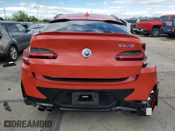 2023 BMW X4 M z VIN 5YM23EC03P9R13535, wystawiony jako Copart lot #54141864 z przebiegiem 7 779 mil mil oraz Szkoda całkowita • Salvage title. Historia ofert i sprzedaży dostępna na DreamBid. Obrazek 6.