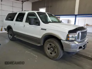 2001 Ford Excursion Limited with VIN 1FMNU43S51EC36951, listed as a Copart auction lot 58416995 with 199,911 mi miles and Salvage title. Bid and sale history available at DreamBid. Image 4.