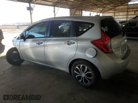 2014 Nissan Note SV with VIN 3N1CE2CP1EL378683, listed as a Copart auction lot 46596825 with Not provided miles and Salvage title. Bid and sale history available at DreamBid. Image 2.