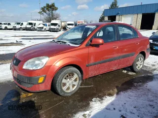 2009 Kia Rio LX with VIN KNADE223596552395, listed as a Copart auction lot 44749105 with 79,059 mi miles and Salvage Title. Bid and sale history available at carsss.com. Image 1.