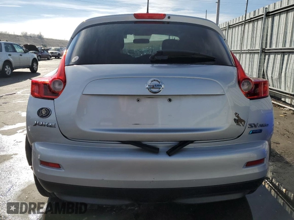 2013 Nissan Juke SV with VIN JN8AF5MV0DT230412, listed as a Copart auction lot 87434354 with 154,605 mi miles and Salvage Title. Bid and sale history available at carsss.com. Image 6.