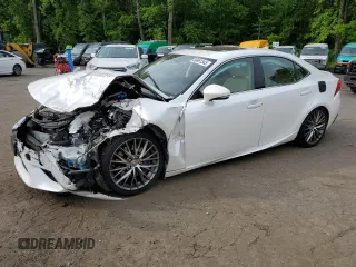 2016 Lexus IS 300/350 with VIN JTHCM1D2XG5010484, listed as a Copart auction lot 58691345 with 76,005 mi miles and Salvage title. Bid and sale history available at DreamBid. Image 1.