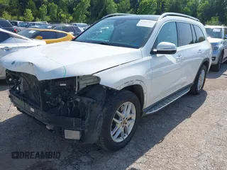 2020 Mercedes-Benz GLS 450 with VIN 4JGFF5KE9LA214090, listed as a IAAI auction lot 42487916 with 83,584 mi miles and . Bid and sale history available at DreamBid. Image 2.