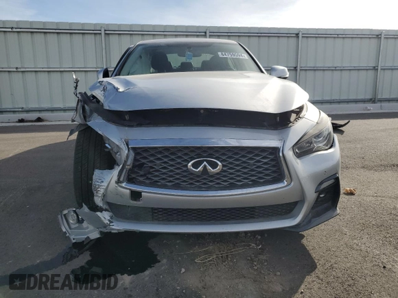2019 Infiniti Q50 3.0t Signature Edition with VIN JN1EV7AP8KM541632, listed as a Copart auction lot 84759594 with 46,303 mi miles and Salvage Title. Bid and sale history available at carsss.com. Image 5.