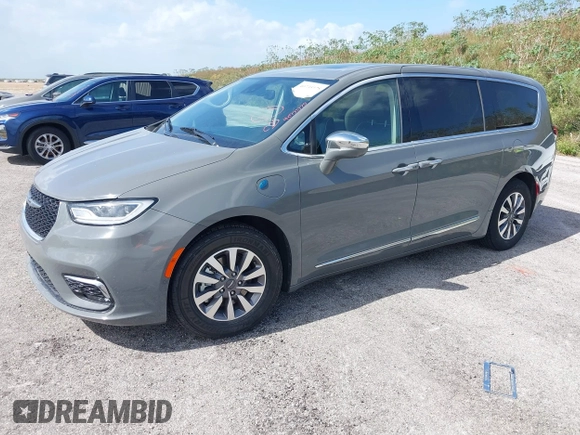2022 Chrysler Pacifica Hybrid Limited z VIN 2C4RC1S71NR144989, wystawiony jako IAAI lot #40735375 z przebiegiem 61 361 mil mil oraz . Historia ofert i sprzedaży dostępna na DreamBid. Obrazek 2.
