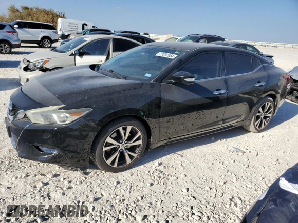 2016 Nissan Maxima S with VIN 1N4AA6AP4GC906408, listed as a Copart auction lot 73393954 with 116,621 mi miles and Salvage Title. Bid and sale history available at DreamBid. Image 1.