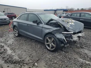 2015 Audi A3 1.8T Premium with VIN WAUACGFFXF1001933, listed as a Copart auction lot 42617005 with 0 mi miles and Salvage Title. Bid and sale history available at carsss.com. Image 4.