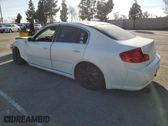 2005 Infiniti G35 Sedan with VIN JNKCV51E95M223951, listed as a Copart auction lot 46355205 with 176,999 mi miles and Salvage Title. Bid and sale history available at carsss.com. Image 2.