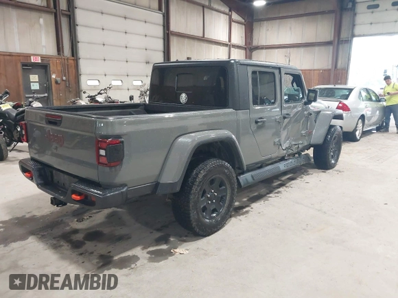 2021 Jeep Gladiator Mojave z VIN 1C6JJTEG5ML524829, wystawiony jako IAAI lot #42247982 z przebiegiem 20 158 mil mil oraz . Historia ofert i sprzedaży dostępna na DreamBid. Obrazek 4.