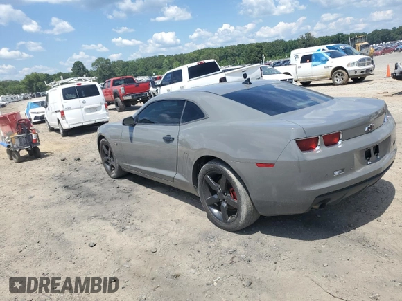 2010 Chevrolet Camaro 2LT with VIN 2G1FC1EV7A9196384, listed as a Copart auction lot 63713095 with 191,781 mi miles and Salvage title. Bid and sale history available at DreamBid. Image 2.