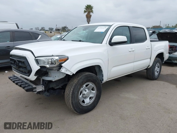 2021 Toyota Tacoma SR with VIN 3TYAX5GNXMT032184, listed as a IAAI auction lot 42204429 with 60,295 mi miles and . Bid and sale history available at DreamBid. Image 2.